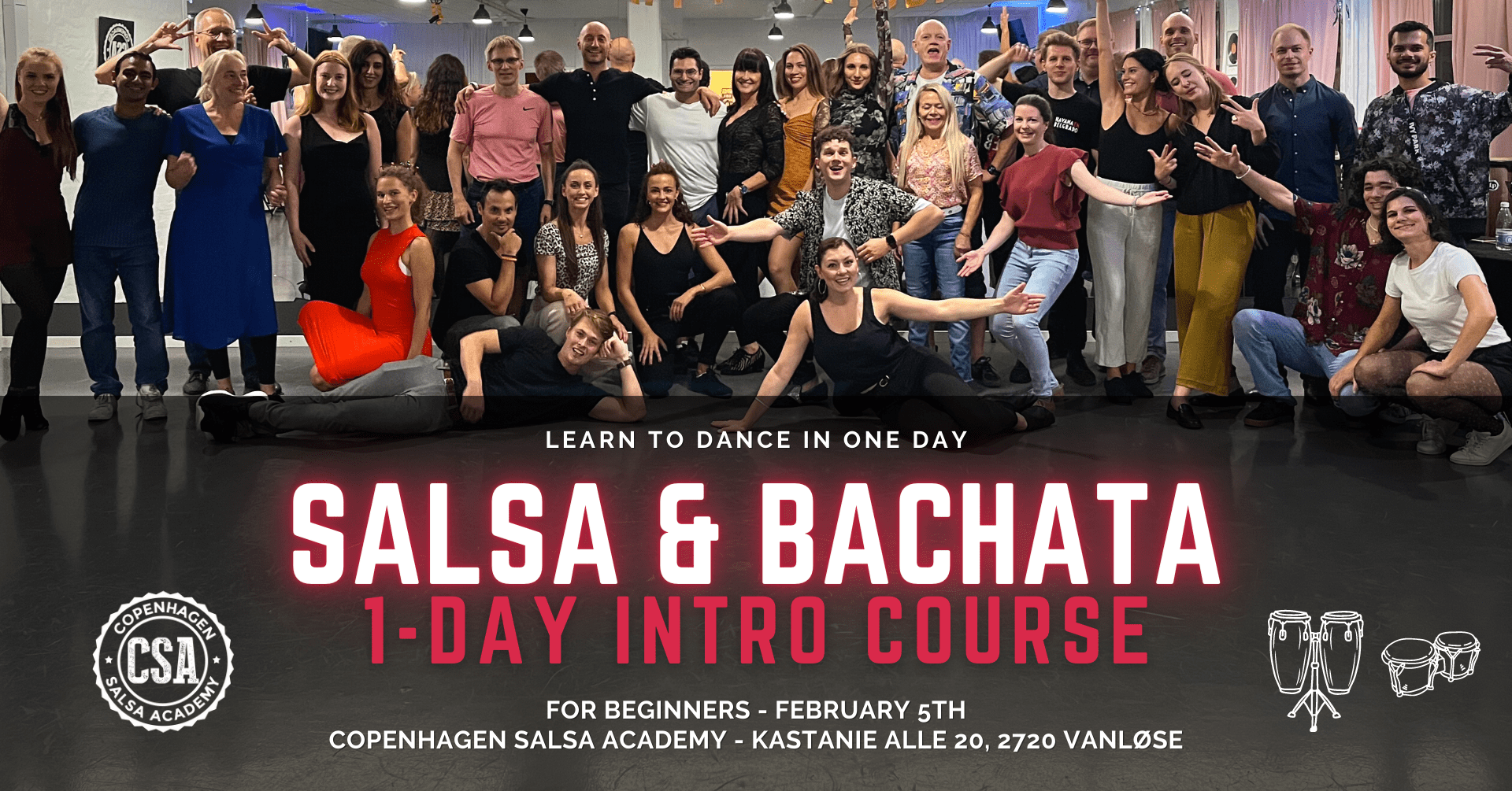 1-day Salsa Bachata